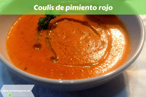 Coulis de pimiento rojo