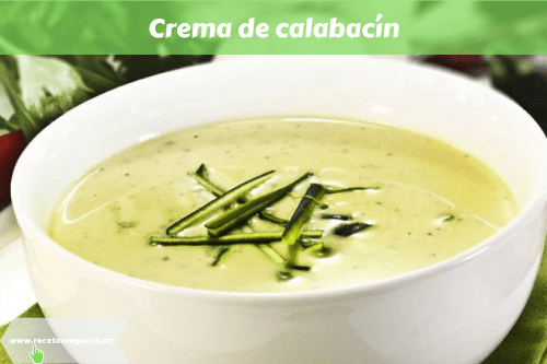 Crema de calabacín