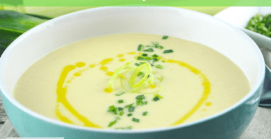 Crema de puerros