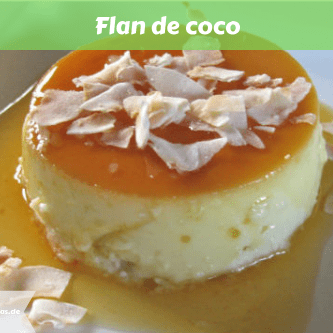 Flan de coco