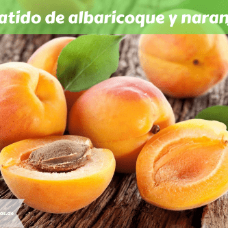 Batido de albaricoque y naranja