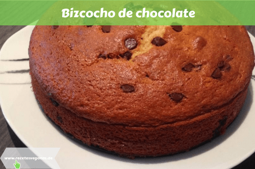 Bizcocho de chocolate