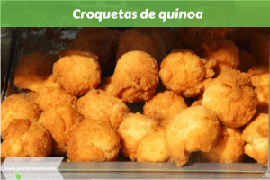 Croquetas de quinoa